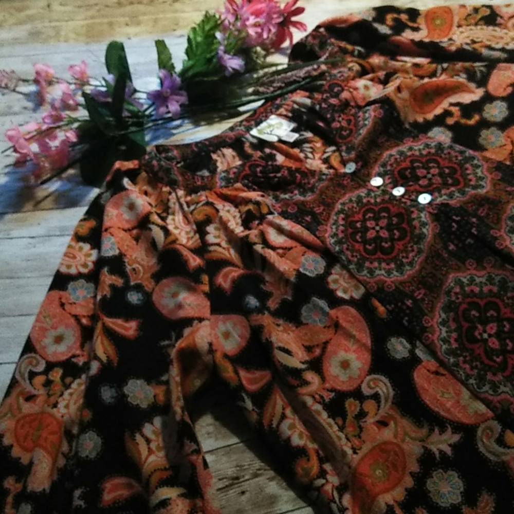 Anthropologie blouse.  Long sleeved blouse size L